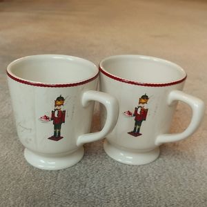 Williams-Sonoma Nutcracker Mugs Set of Two